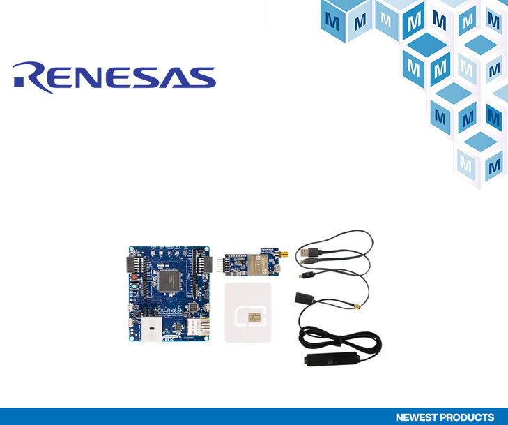 Mouser offre ora il kit cloud CK-RX65N di Renesas per edifici intelligenti e applicazioni di monitoraggio industriale
